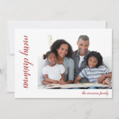 Vrolijk Kerstmis foto gepersonaliseerd | FEESTDAGE (Voorkant)