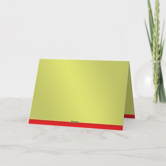 Vrolijk Kerstmis Foto Gevouwen Kaart (Achterkant)