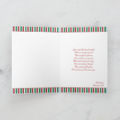 Vrolijk Kerstmis Foto Gevouwen Kaart (Binnen)