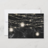 Vrolijk Kerstmis Foto Lichten Marmeren Goud Custom Kaart (Achterkant)