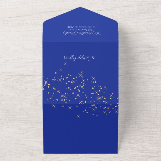 Vrolijk Kerstmis Foto Tri-fold Alles in een Kaart (Buitenkant)