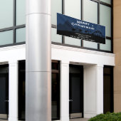 Vrolijk Kerstmis Geboorte Banner (Buitenkant Gebouw)