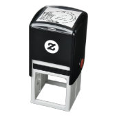 Vrolijk Kerstmis Geboorte Scène Terugkeeradres Zelfinktende Stempel (Product)