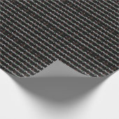 Vrolijk Kerstmis & Gelukkig Nieuwjaar Naadloos Pat Cadeaupapier (Hoek)