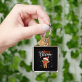 Vrolijk Kerstmis Ginger Brood Xmas Kerstkoekje Sleutelhanger (Hand)