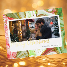 Vrolijk Kerstmis glitter Kerstmis marmer foto