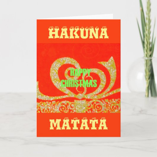 Vrolijk Kerstmis Glitter Rode Tekst Patroon Ontwer Feestdagen Kaart (Voorkant)