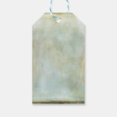 Vrolijk Kerstmis Gnome Picknick Rustieke Cabin Cadeaulabel (Achterkant)