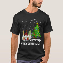 Vrolijk Kerstmis Gnomen Xmas Familie Mannen Vrouwe T-shirt