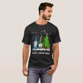 Vrolijk Kerstmis Gnomen Xmas Familie Mannen Vrouwe T-shirt (Voorkant volledig)