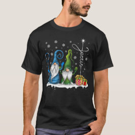 Vrolijk Kerstmis Gnomen Xmas Familie Mannen Vrouwe T-shirt
