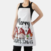 Vrolijk Kerstmis Gnomies Kerstmis Gnomes Schort (Insitu)