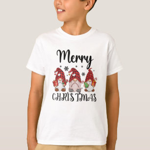 Vrolijk Kerstmis Gnomies Kerstmis Gnomes T-shirt