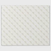 Vrolijk Kerstmis Goud en Zilver Script Cadeaupapier (Vlak)