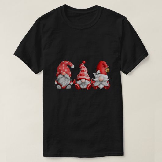 Vrolijk Kerstmis Grappige Gnomen Santa Claus Class T-shirt (Design voorkant)