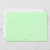 Vrolijk Kerstmis groet hand belettering Feestdagenkaart (Achterkant)