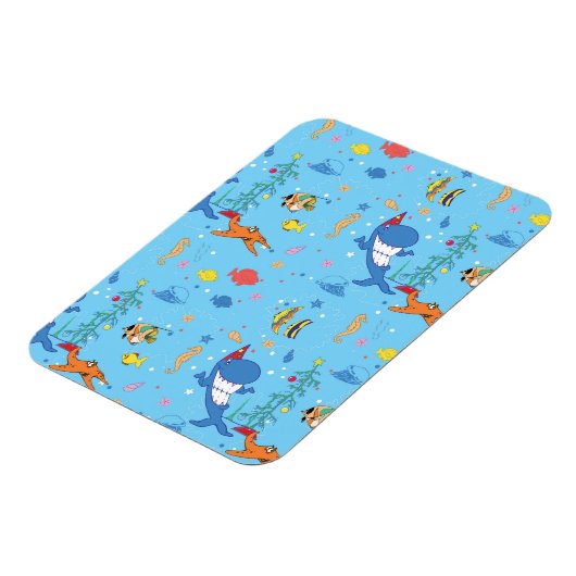 Vrolijk Kerstmis Haai Magneet (Linkerzijde)