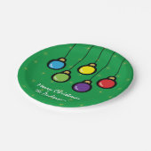 Vrolijk Kerstmis Hanging Ornamenten Gouden Sterren Papieren Bordje (Gekanteld)