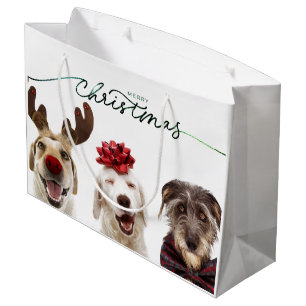 VROLIJK KERSTMIS HONDEN CADEAUZAK EIGENTIJDS EN LE GROOT CADEAUZAKJE