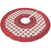 Vrolijk Kerstmis Honkbal Liefhebbers Kerstboom Rok (Gekanteld)