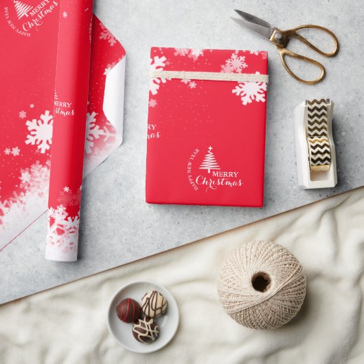 VROLIJK KERSTMIS inpakpapier (Crafts)