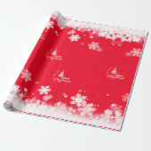 VROLIJK KERSTMIS inpakpapier (Uitgerold)