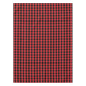 Vrolijk Kerstmis Kalligrafie Buffel Controleer Pat Tafelkleed (Voorkant)