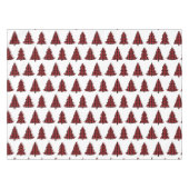 Vrolijk Kerstmis Kalligrafie Buffel Controleer Pat Tafelkleed (Voorkant (Horizontaal))