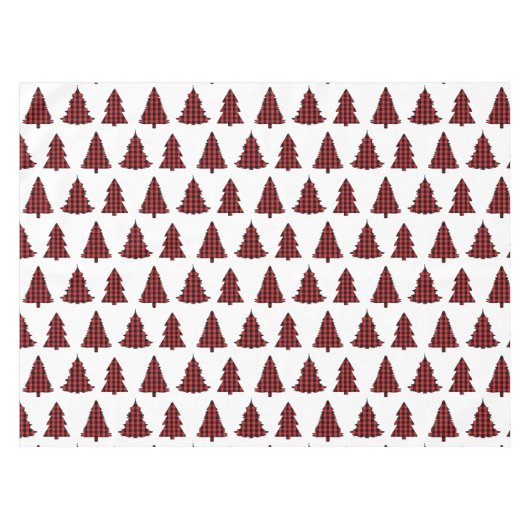 Vrolijk Kerstmis Kalligrafie Buffel Controleer Pat Tafelkleed (Voorkant (Horizontaal))