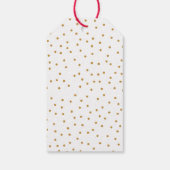 Vrolijk Kerstmis Kalligrafie Familie Foto Aangepas Cadeaulabel (Achterkant)