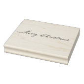 Vrolijk Kerstmis Kalligrafie Holiday Shop Business Rubberstempel (Stempel)