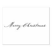 Vrolijk Kerstmis Kalligrafie Holiday Shop Business Rubberstempel (Afrduk)