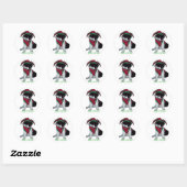 VROLIJK KERSTMIS KAT STICKER (Vel)