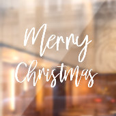 Vrolijk Kerstmis | Kerst Raamfolie Raamsticker (Vel 2)