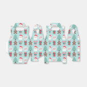 Vrolijk Kerstmis Kerstman Treats Favor Box Bedankdoosjes (Uitgevouwen)