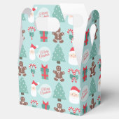 Vrolijk Kerstmis Kerstman Treats Favor Box Bedankdoosjes (Geopend)