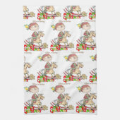 Vrolijk Kerstmis Keuken Handdoeken Kinderen Zegeni (Verticaal)