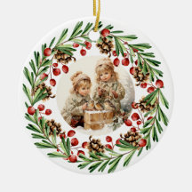 Vrolijk Kerstmis  Kind met Vogel