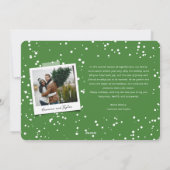 Vrolijk Kerstmis Klassiek Script Eenvoudige Modern Feestdagenkaart (Achterkant)