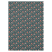 Vrolijk Kerstmis Kleurrijke Gezellige Ginger Man S Tafelkleed (Voorkant)