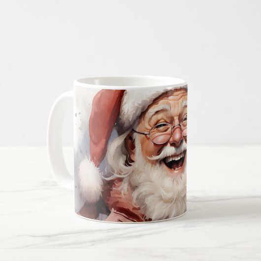 Vrolijk Kerstmis koffie mok (Voorkant links)