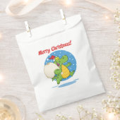 Vrolijk Kerstmis Krokodil Santa | FEESTDAGEN Bedankzakje (Geknipt)