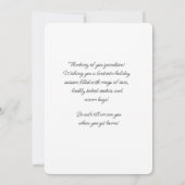 Vrolijk Kerstmis Lange Afstand Trucker Kleinzoon (Achterkant)