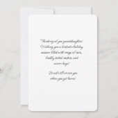 Vrolijk Kerstmis Lange Haul Trucker Kleindochter (Achterkant)