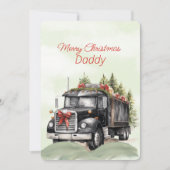 Vrolijk Kerstmis Lange Haul Trucker Papa (Voorkant)