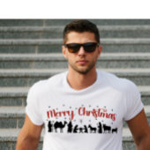 Vrolijk Kerstmis Leuke Geboorte Scène T-shirt