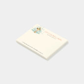 Vrolijk Kerstmis Leuke Kerstmis Uil Post-it® Notes (Schuin)