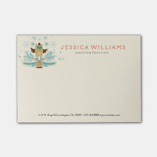 Vrolijk Kerstmis Leuke Kerstmis Uil Post-it® Notes