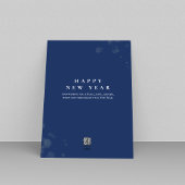 Vrolijk Kerstmis Marine Blauw Foto Collage Feestdagenkaart