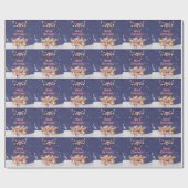 Vrolijk Kerstmis Meisje Rendier Candy Cane Fairies Cadeaupapier (Vlak)